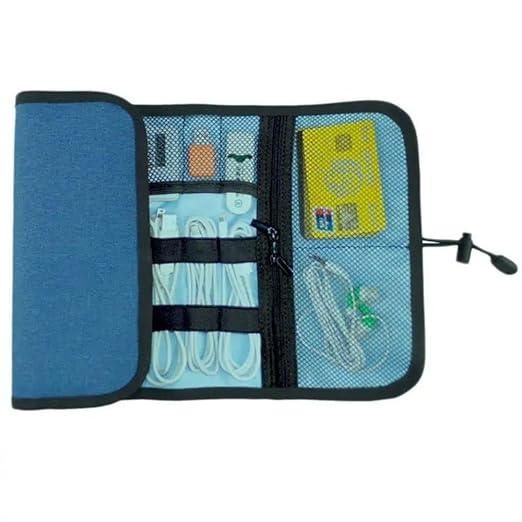 Multipurpose Organizer Bag Gadgets Storage Case Foldable Roll Up Accessories Pouch